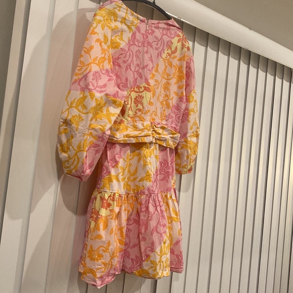 Yellow Cutout Mini Dress" by Derek Lam 10 Crosby - Picture 12 of 13